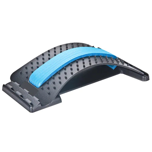 Blue Black Back Stretcher Lumbar Massager