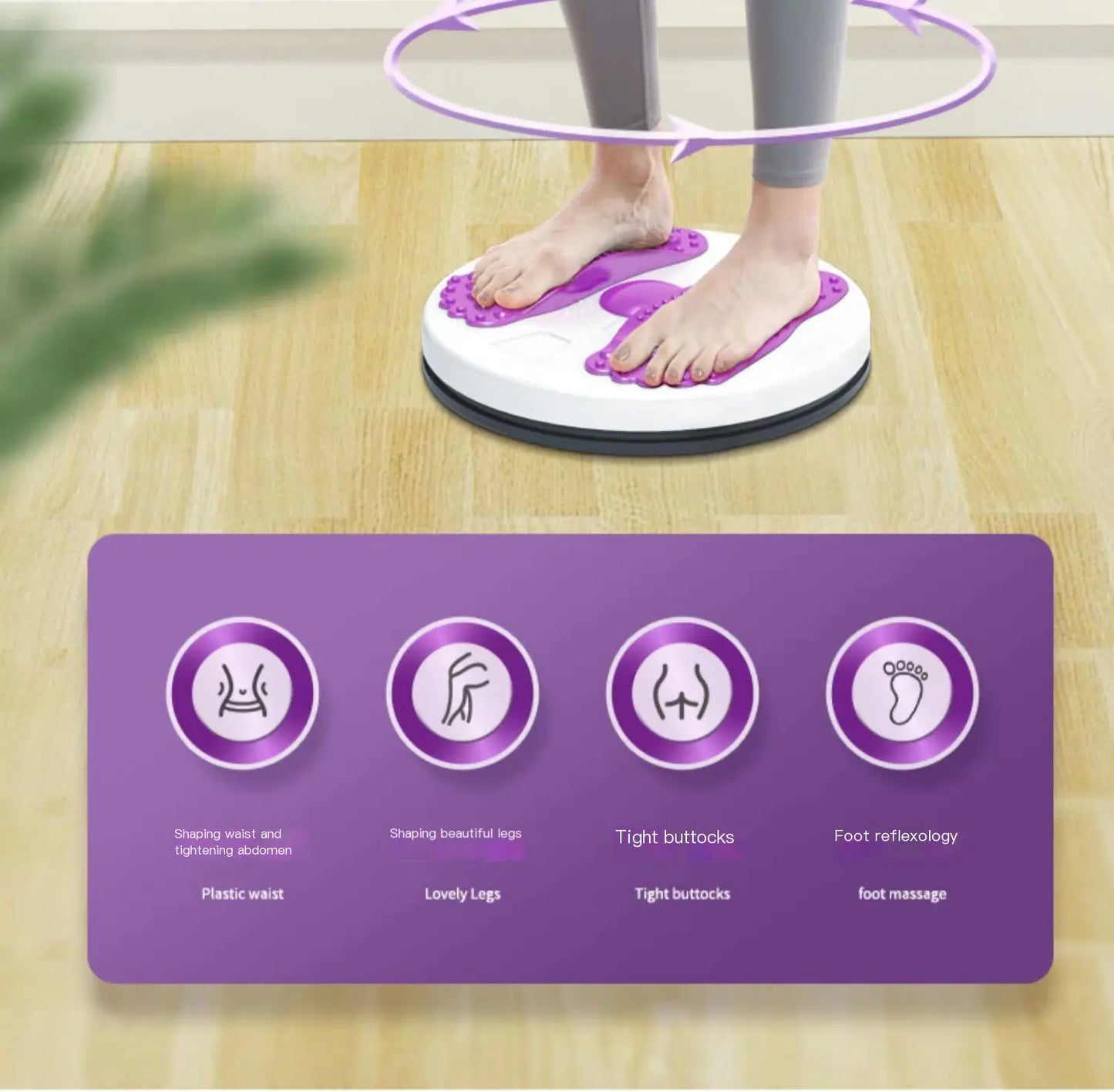 Magnetic Waist Twister Fitness Equipment for Home Use